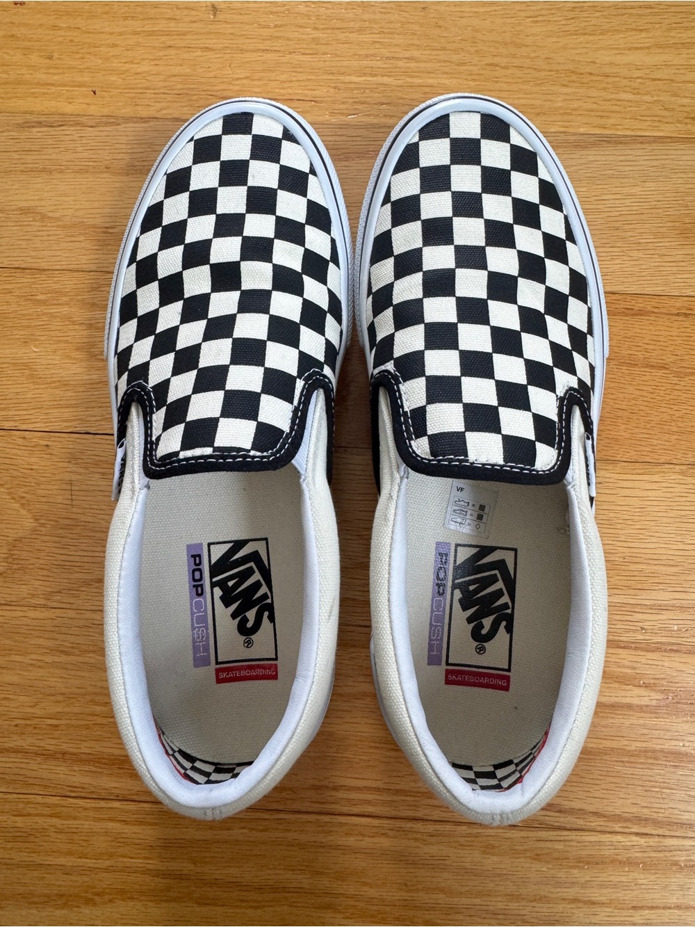 Vans Skater Checkerboard Slip-On Sneakers - Men’s 7.5 Women’s 9 - Picture 2 of 6